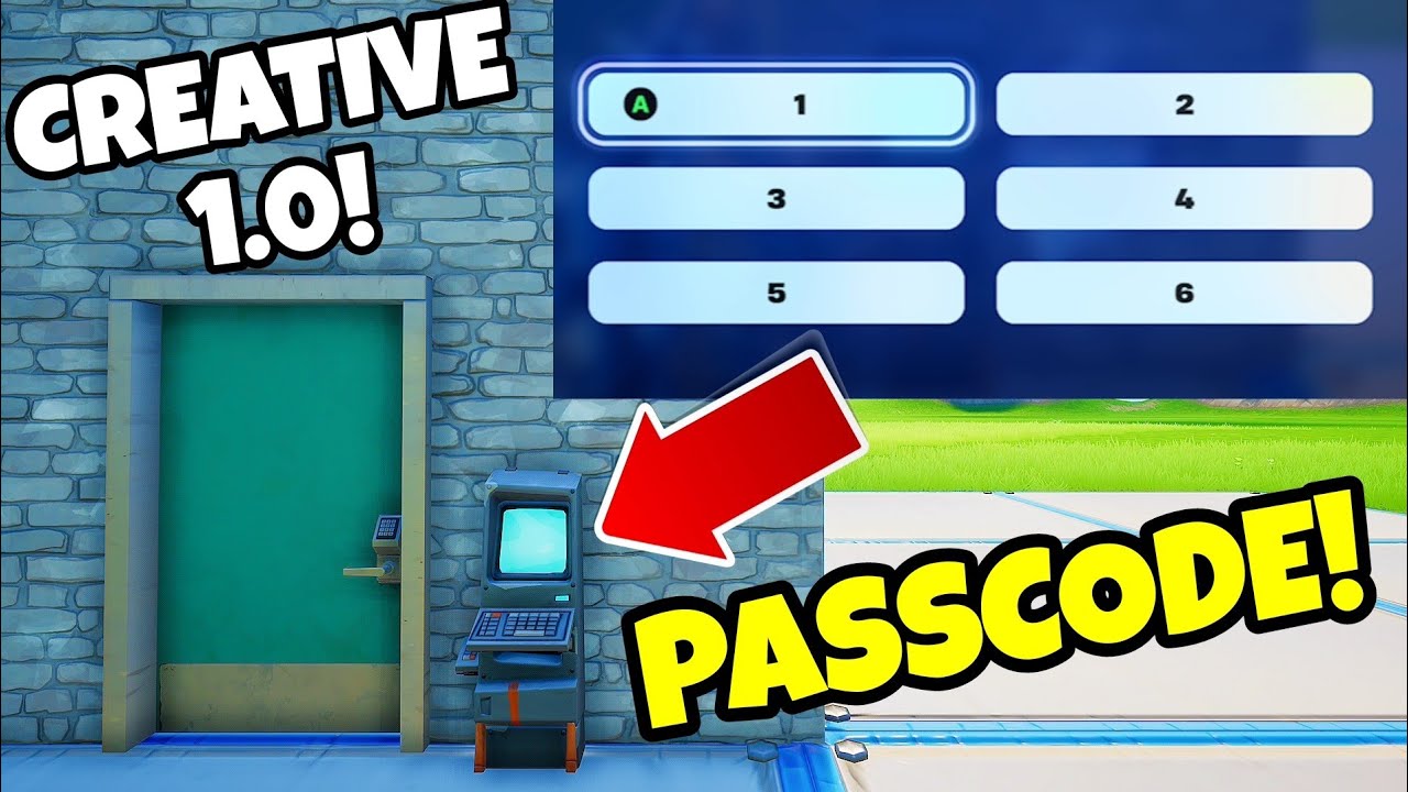 How To Make A PASSCODE LOCK In Fortnite Creative 1.0!!! (NO VERSE) 2025 Tutorial