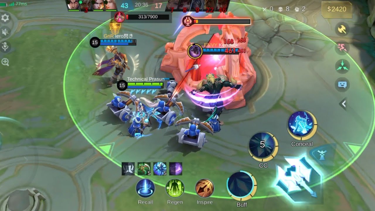 CRAZY DAMAGE BUILD 😱 | 5v5 MOBA Legends Gameplay 