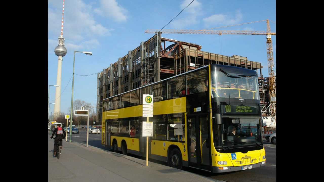 Sound Bus MAN Lion´s City DD der BVG Berlin auf der Linie 100 → S+U Alexanderplatz