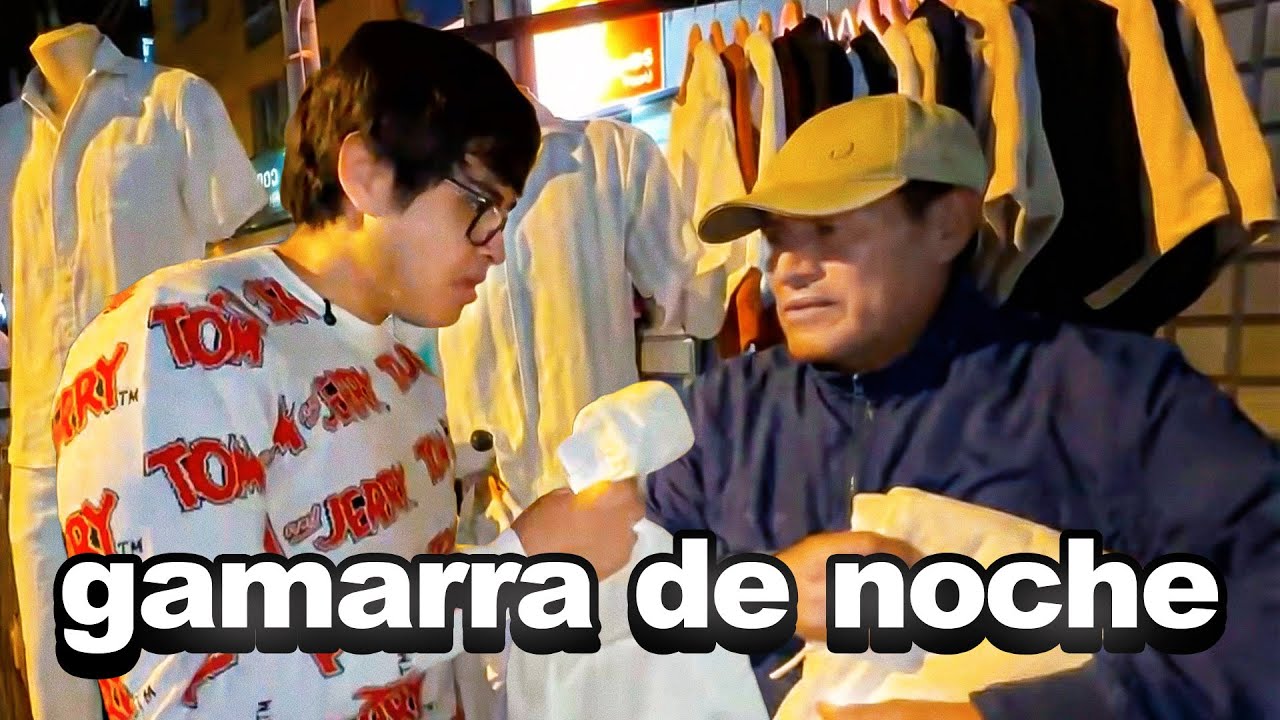 REGATEANDO ROPA en GAMARRA de NOCHE  - Sachauzumaki