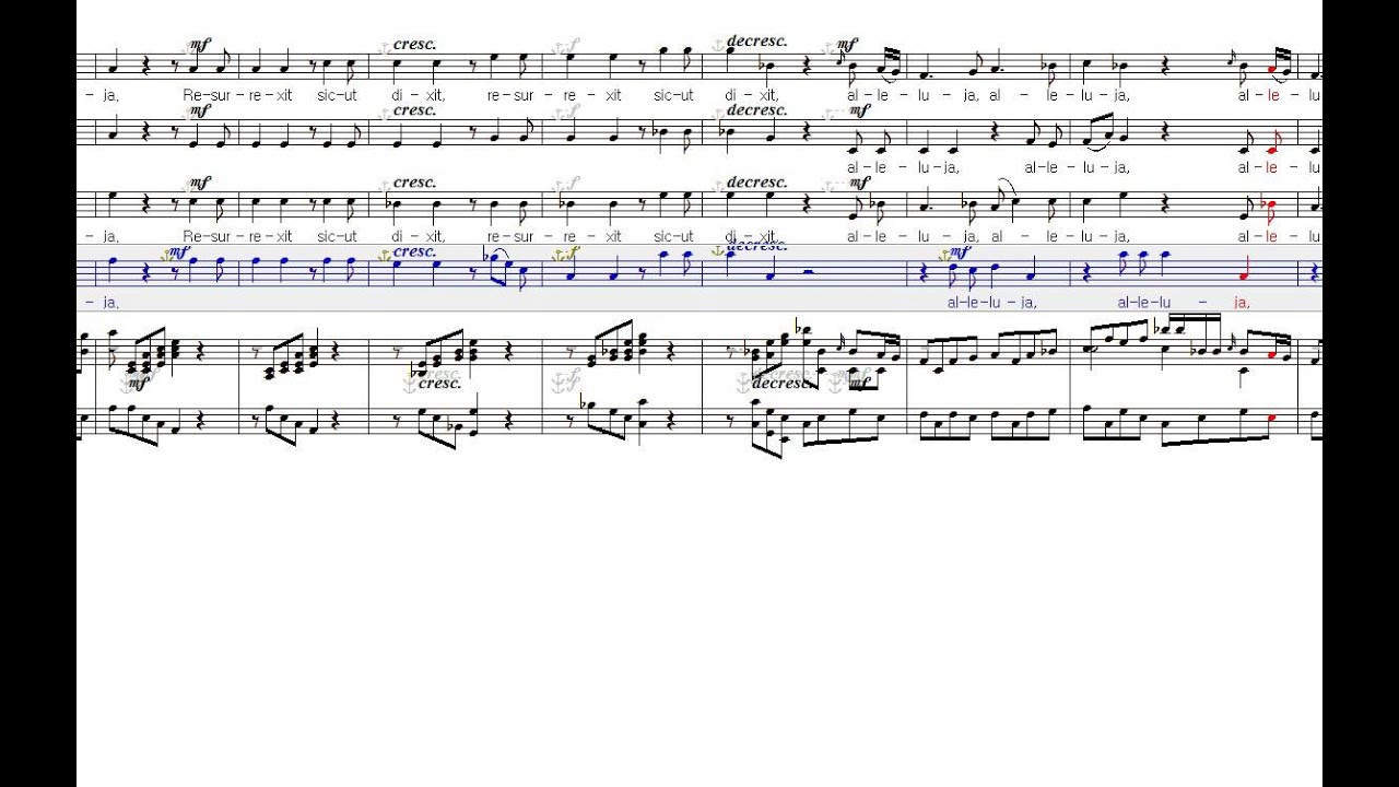 Bass - Regina Coeli, KV 276 - W.A. Mozart