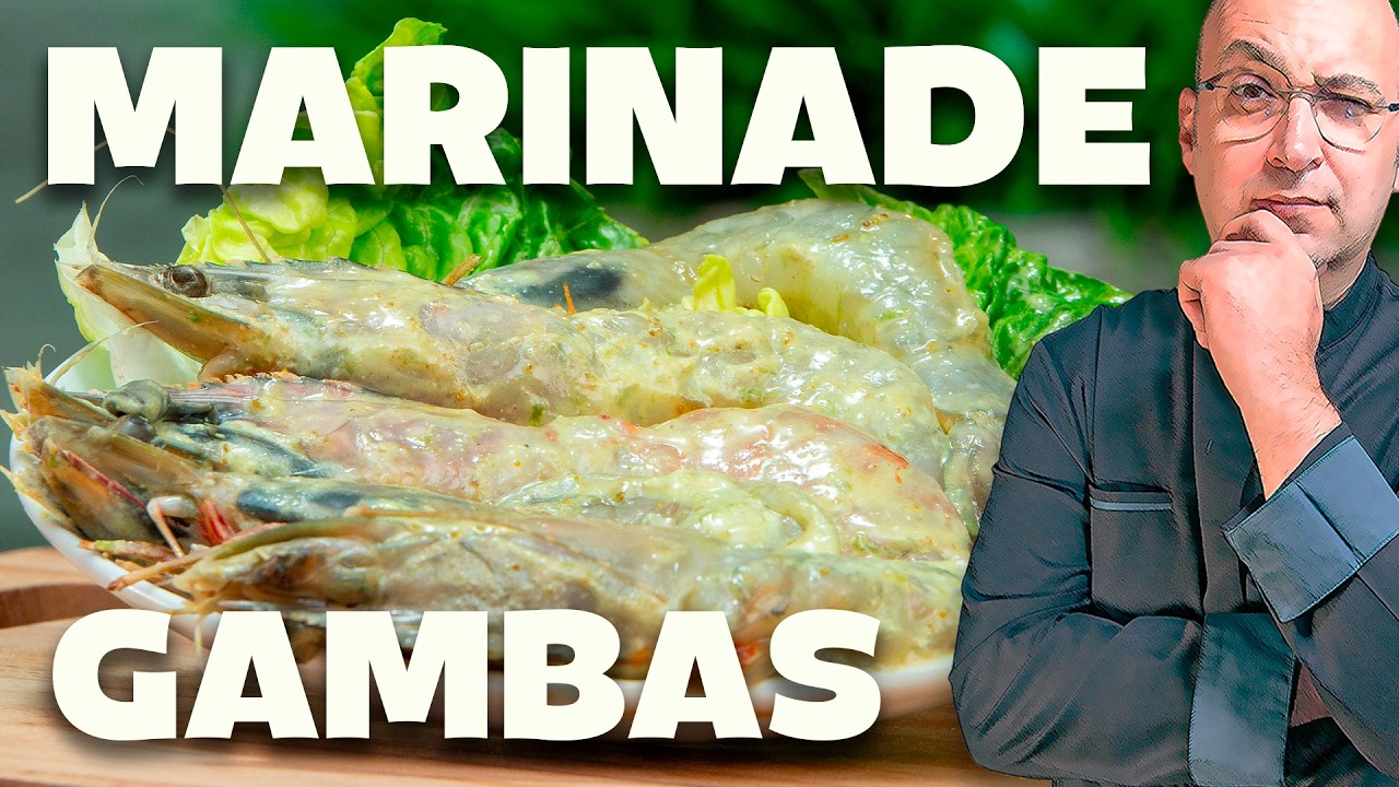 Des gambas marinées, parfaites pour vos barbecues, que vous soyez en plein été ou non !