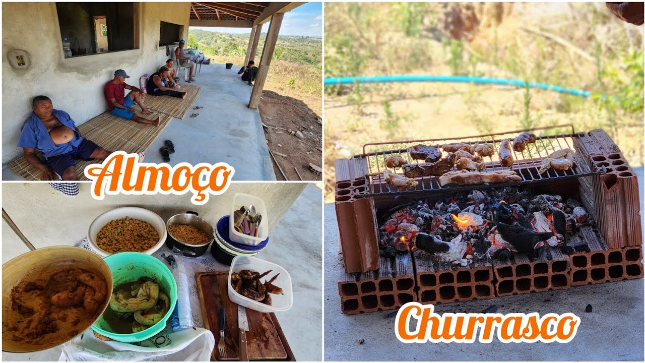 ALMOÇO DE DOMINGO na casa de VALDIR // ARRUMADINHO DE FAVA + CHURRASCO EM FAMÍLIA. 