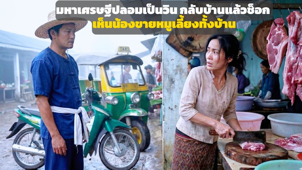 มหาเศรษฐีปลอมเป็นวินกลับบ้านเยี่ยมน้องสาว ช็อกเห็นน้องขายหมูเลี้ยงทั้งครอบครัว | ชีวิตเล่าเรื่อง