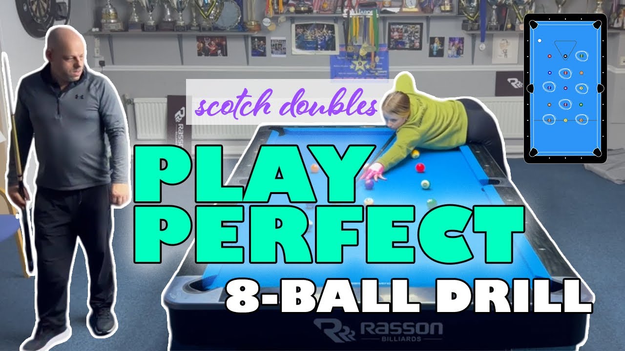 Play perfect 8 - ball drill | Scotch doubles