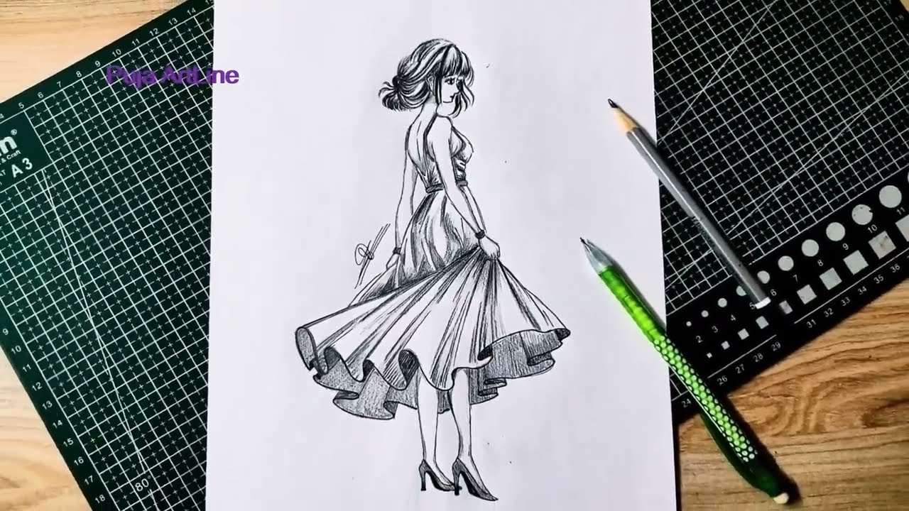 Realistic Girl Drawing for Beginners | Beautiful Girl sketching | Pencil Art Tutorial