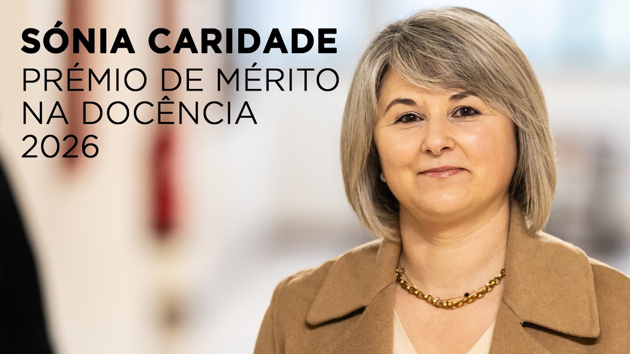 Sónia Caridade recebe Prémio de Mérito na Docência 2026