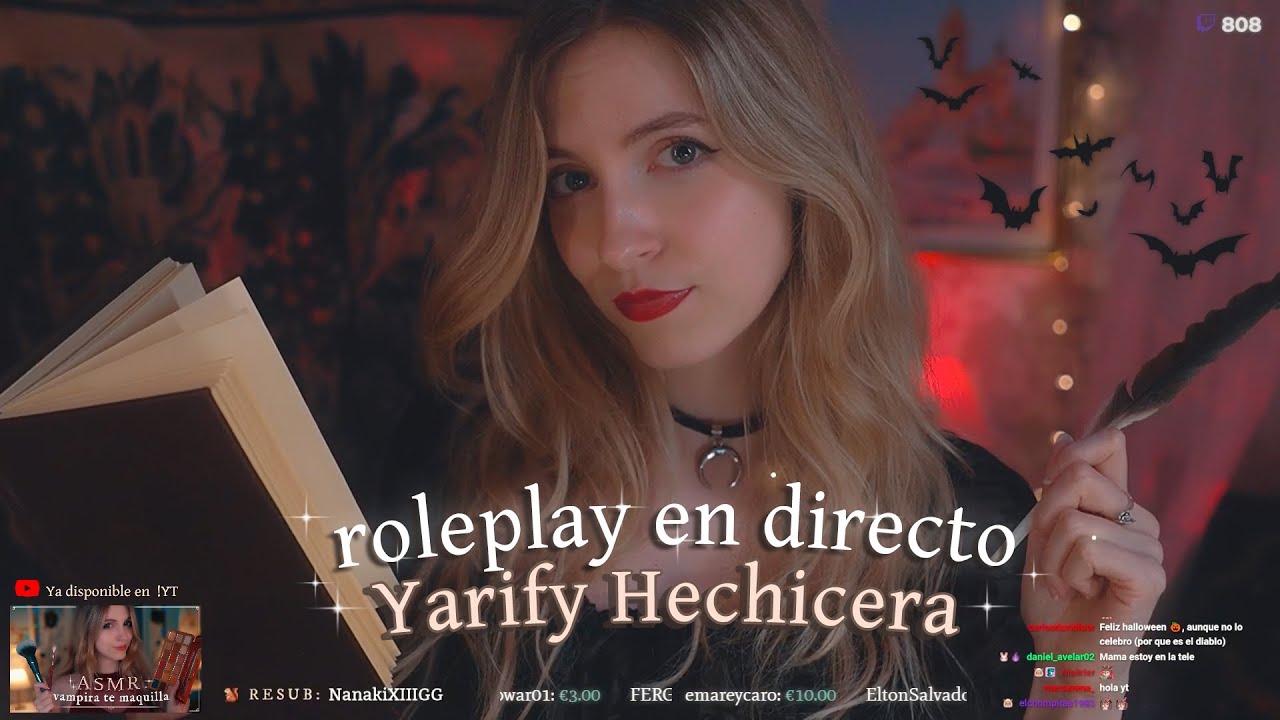 ASMR Yarify HECHICERA | DIRECTO ESPECIAL HALLOWEEN ✨🔴 @YarifyASMR