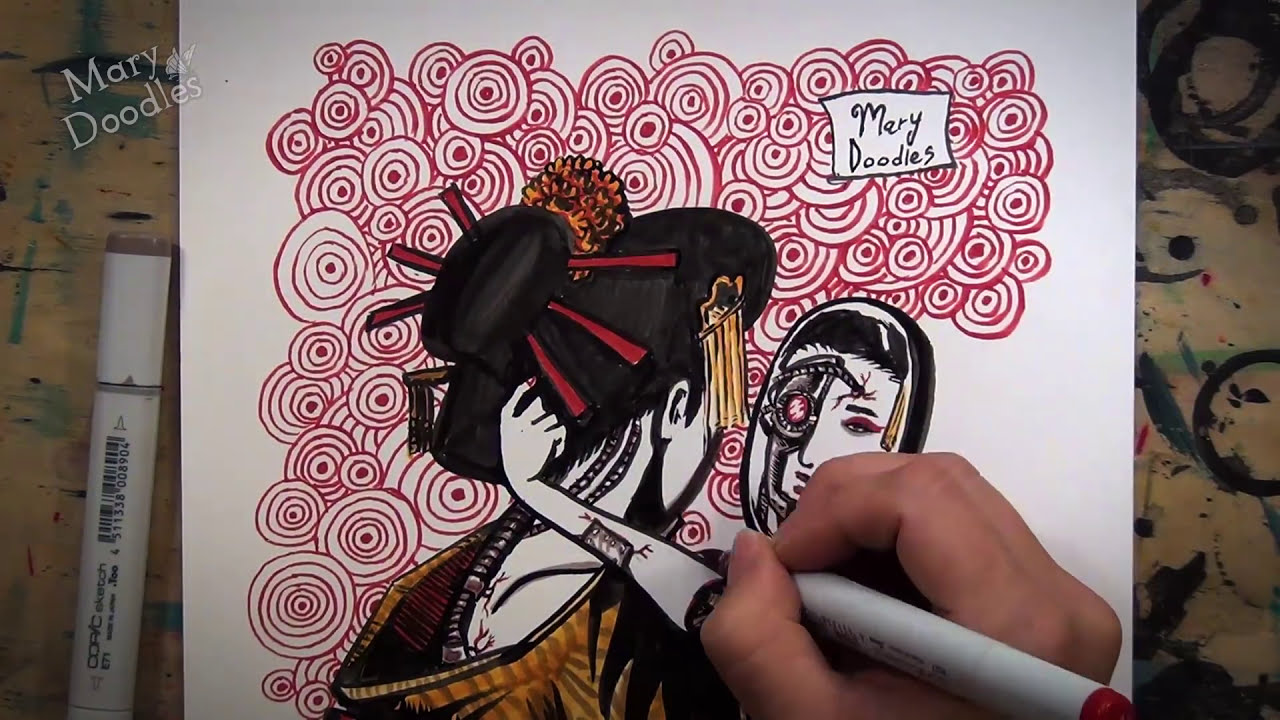 3 Marker Challenge! - The Cyborg Geisha