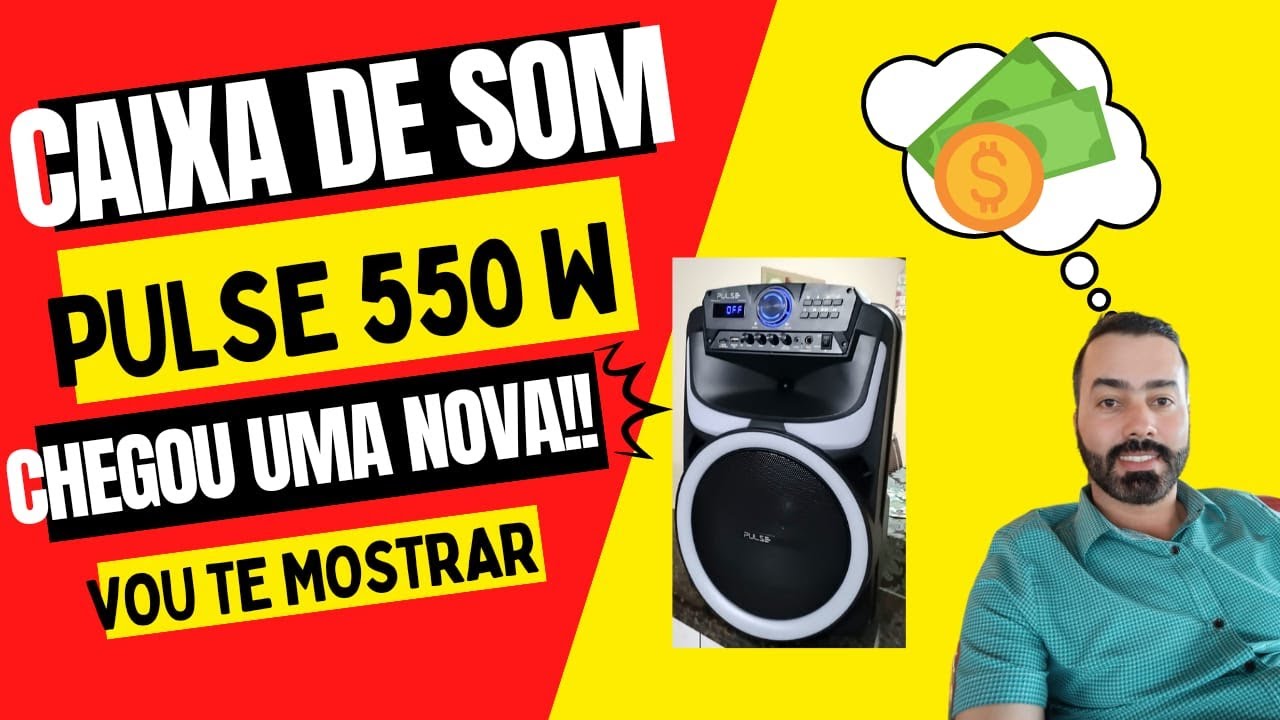 Chegou uma nova caixa de som Pulse Burst PS403/550 W