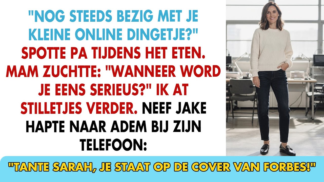 Ouders: 'Zoek een echte baan' met Thanksgiving - Forbes noemde me 'CEO van het Jaar'