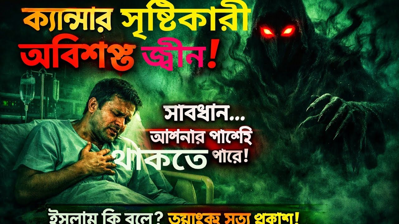 ক্যান্সার সৃষ্টিকারী অভিশপ্ত  জ্বীন ৷ থাকতে পারে আপনার পাশেই। শুনুন সেই ঘটনা Deen Reminder