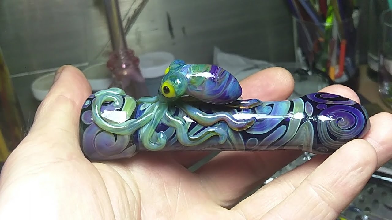 Octopus Tobacco Smoking Glass pipe
