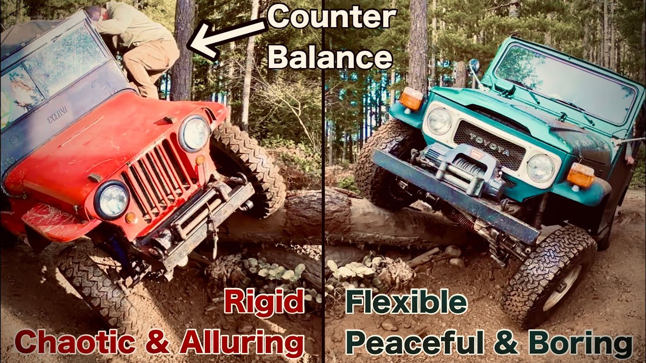 FJ40 Chill vs CJ2A Chaos // Results of Willys RIGIDITY vs Land Cruiser FLEXIBILITY