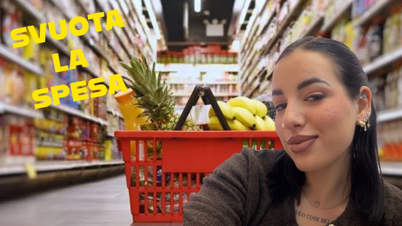 SVUOTA LA SPESA 🛒 FATTA DA LUCAS 🤨 |. Nicole Mologni