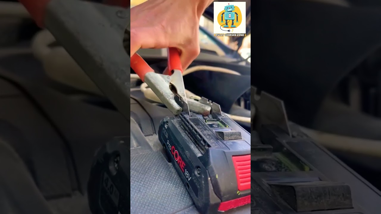 Заведите свой автомобиль с помощью лезвий и аккумулятора для дрели!