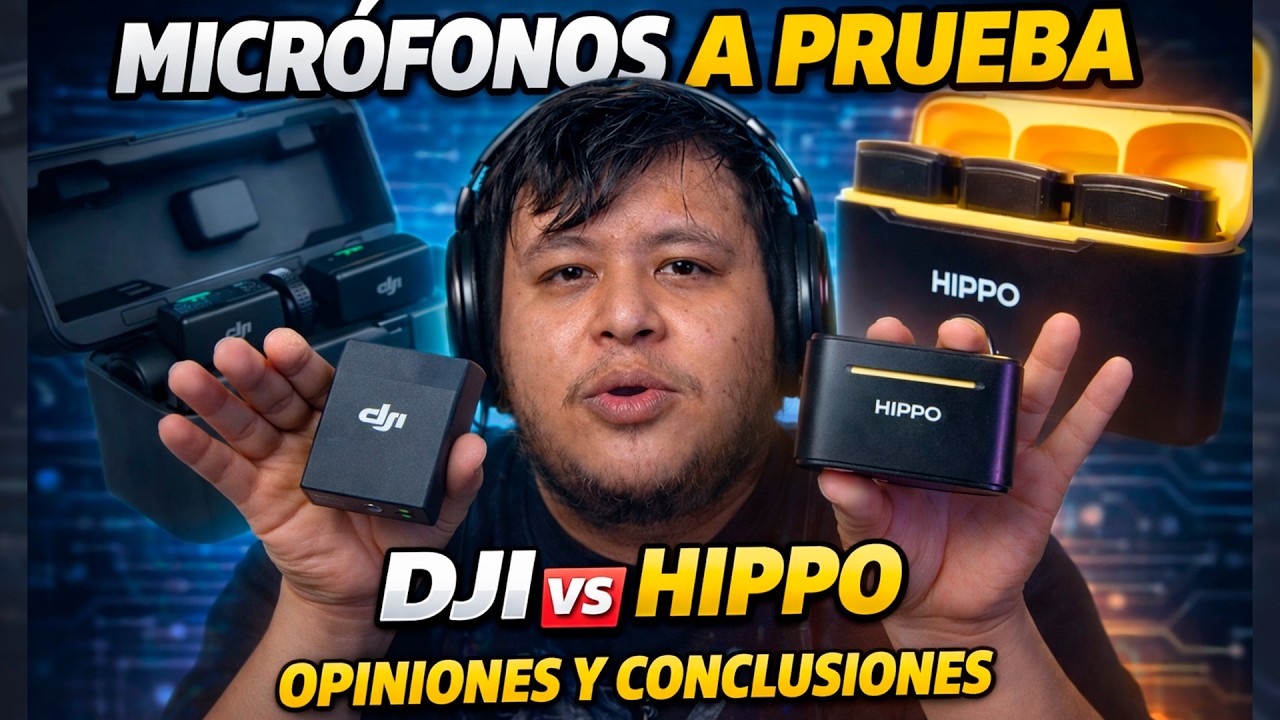 Micrófonos a prueba DJI MIC MINI VS HIPPO MIC