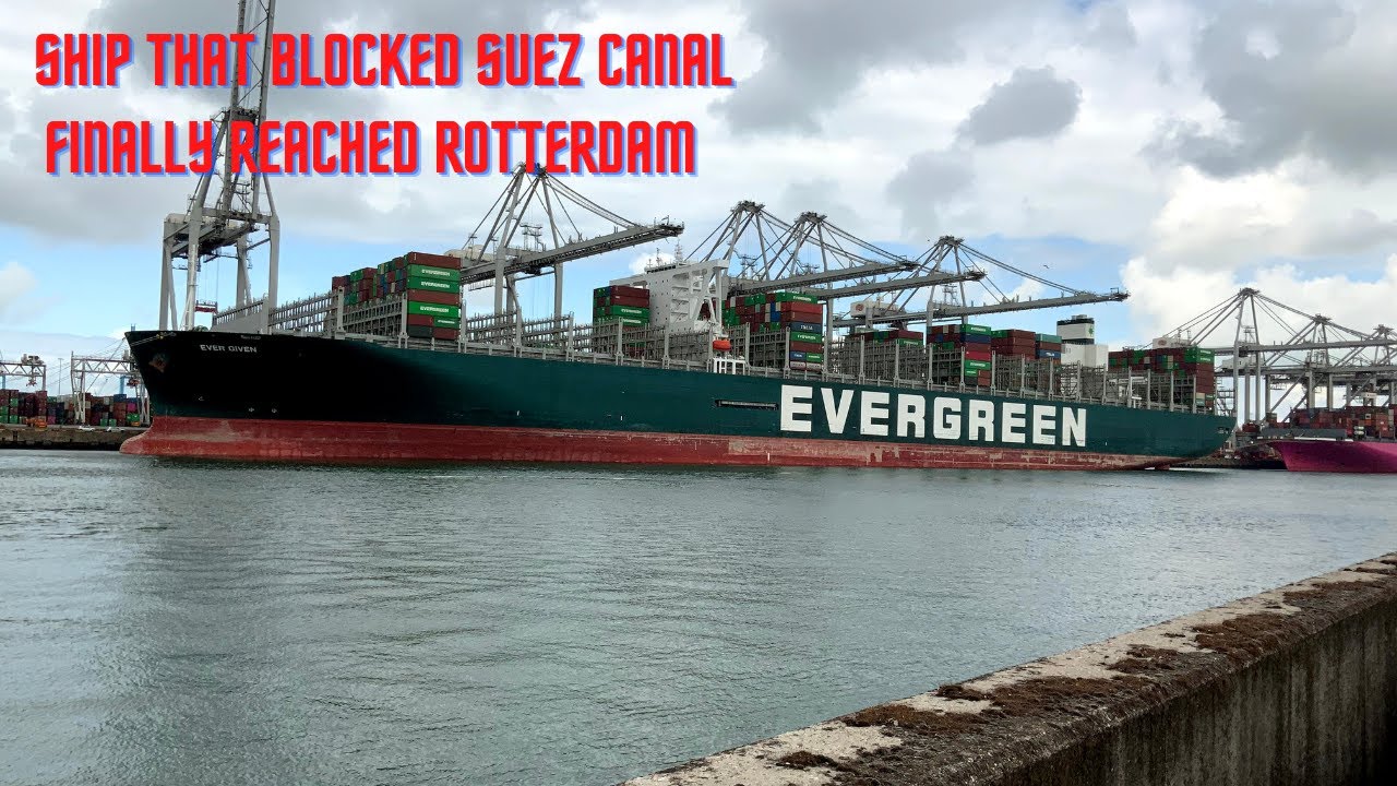 Evergreen ship - ship that blocked Suez canal | Tamil Vlog | NETHERLANDS TAMIL VLOG