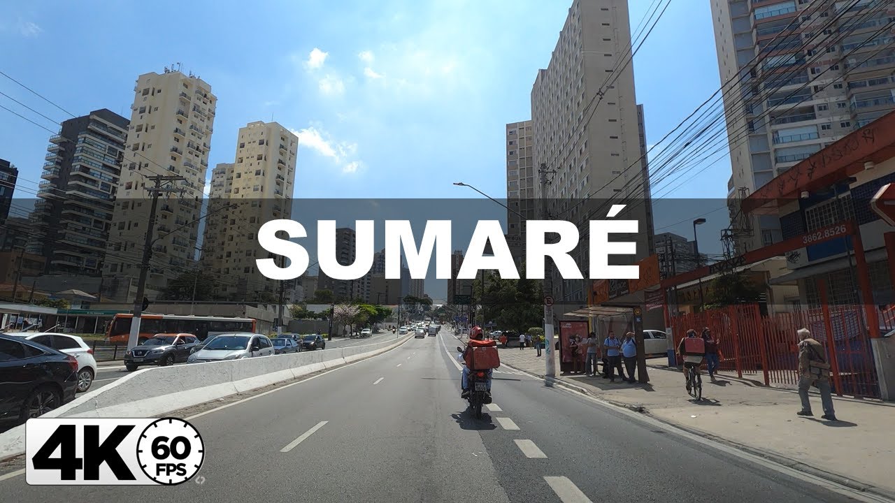 [4K60fps] Driving Sumaré Sao Paulo Brazil -MT4K-