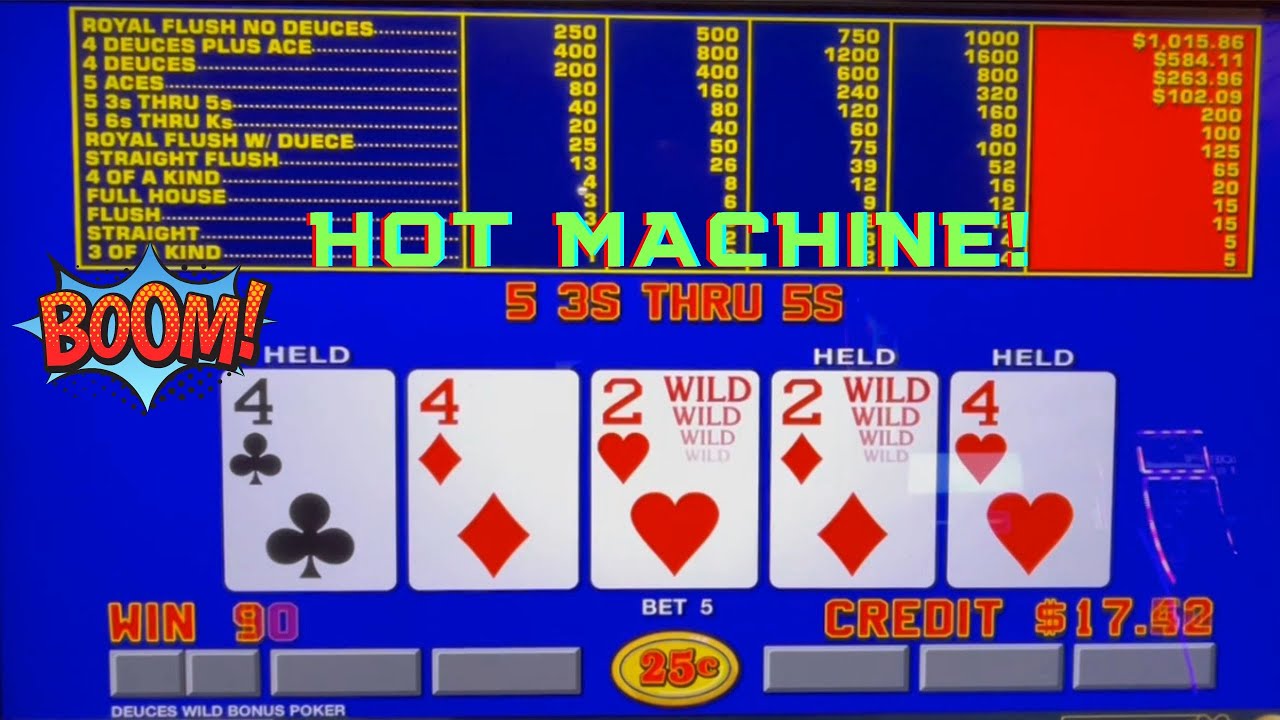 Video Poker: Deuces Wild Bonus Poker Progressive Session!