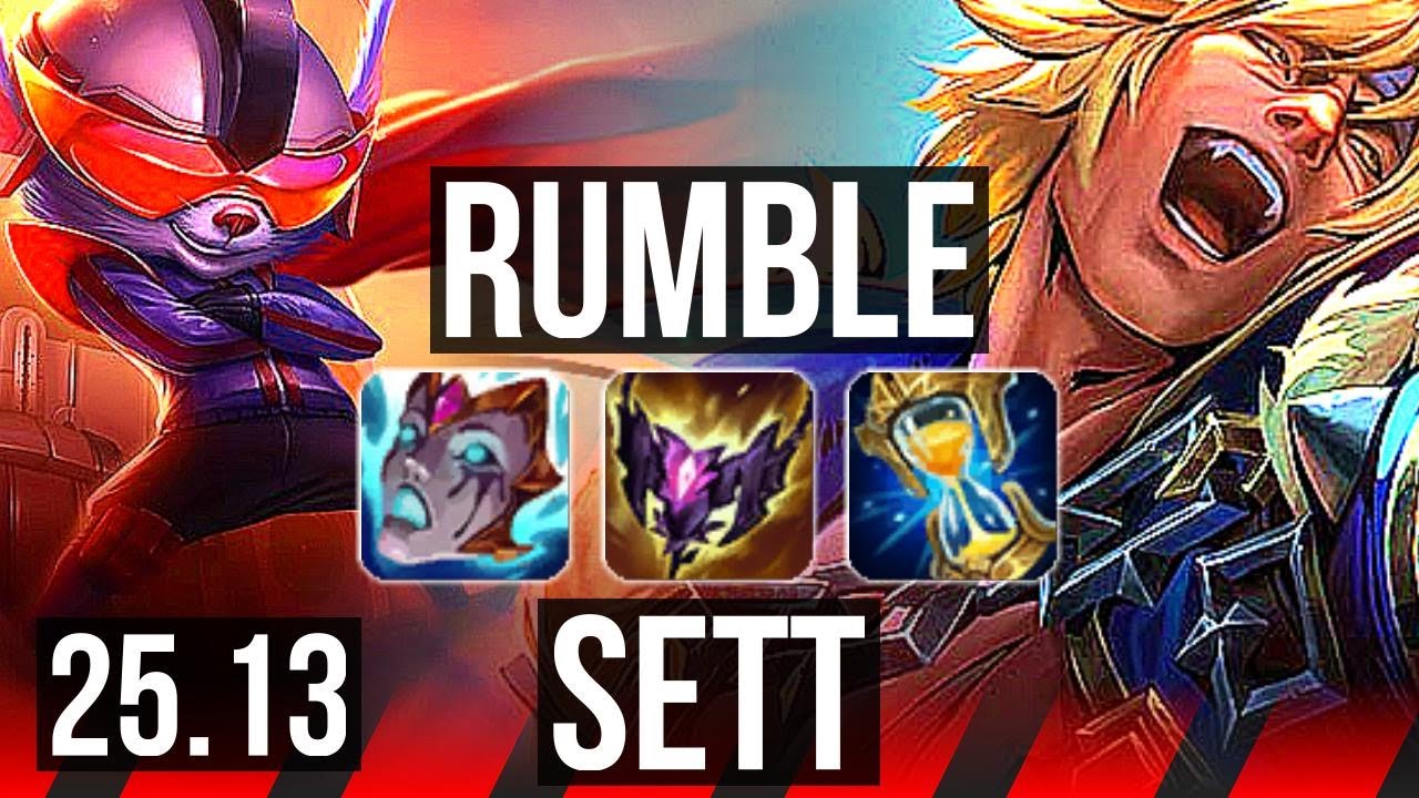 RUMBLE vs SETT (TOP) | 7/2/7 | NA Challenger | 25.13