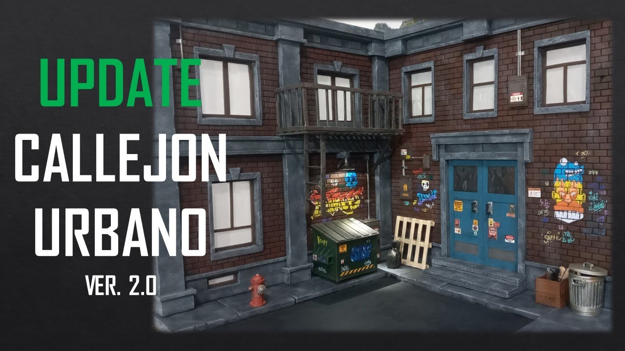 UPDATE DIORAMA CALLEJÓN URBANO ESCALA 1:12