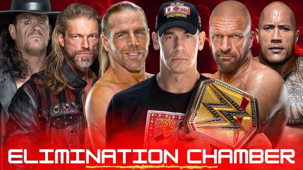 WWE 2K25 - Legends Elimination Chamber Match for The Universal Championship