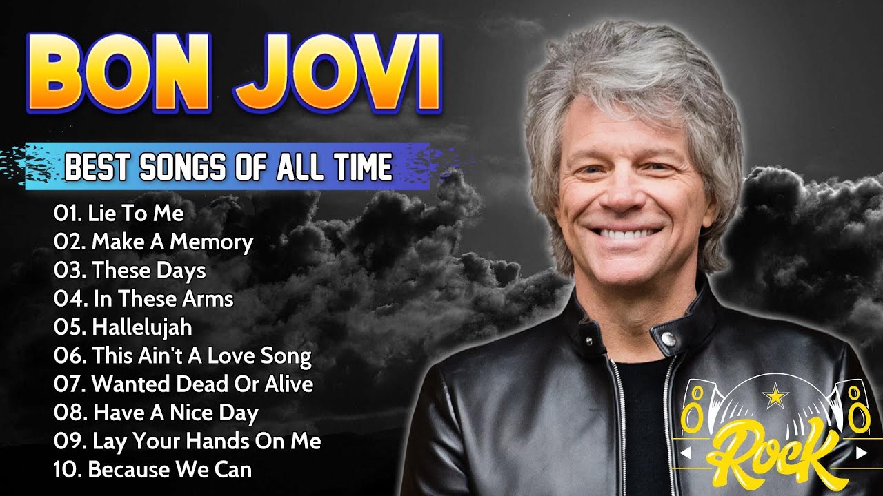 Bon Jovi Greatest Hits Full Album - Relive the Classic Rock Sound of the 80s and 90s
