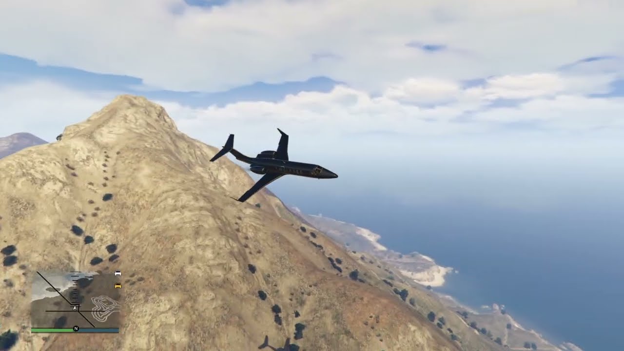 An Emergency landing from Sandy Shores to Los Santos international airport 
