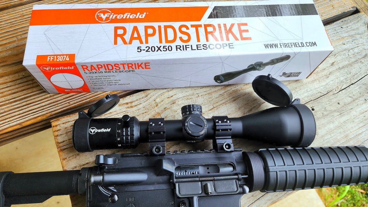 Обзор и стрельба из прицела Firefield Rapidstrike 5-20x50