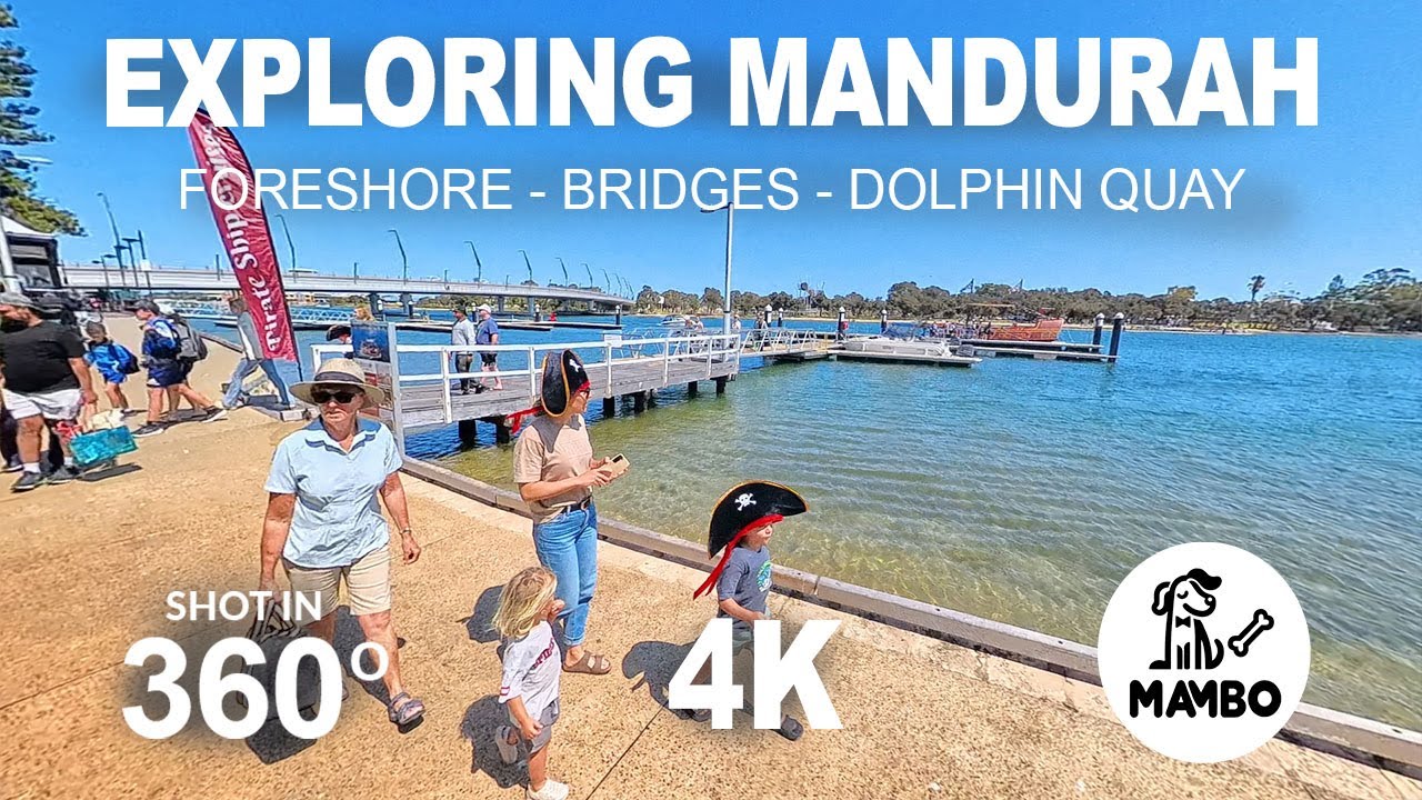 Mandurah Walking Tour | Bridges Foreshore and Dolphin Quay 4K UHD #mandurah #2024 #westernaustralia