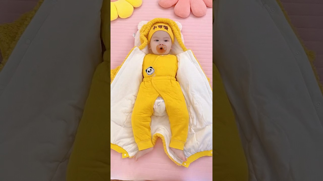 Finally found a two-piece suit suitable for babies, soft and comfortable, double-layer #shorts