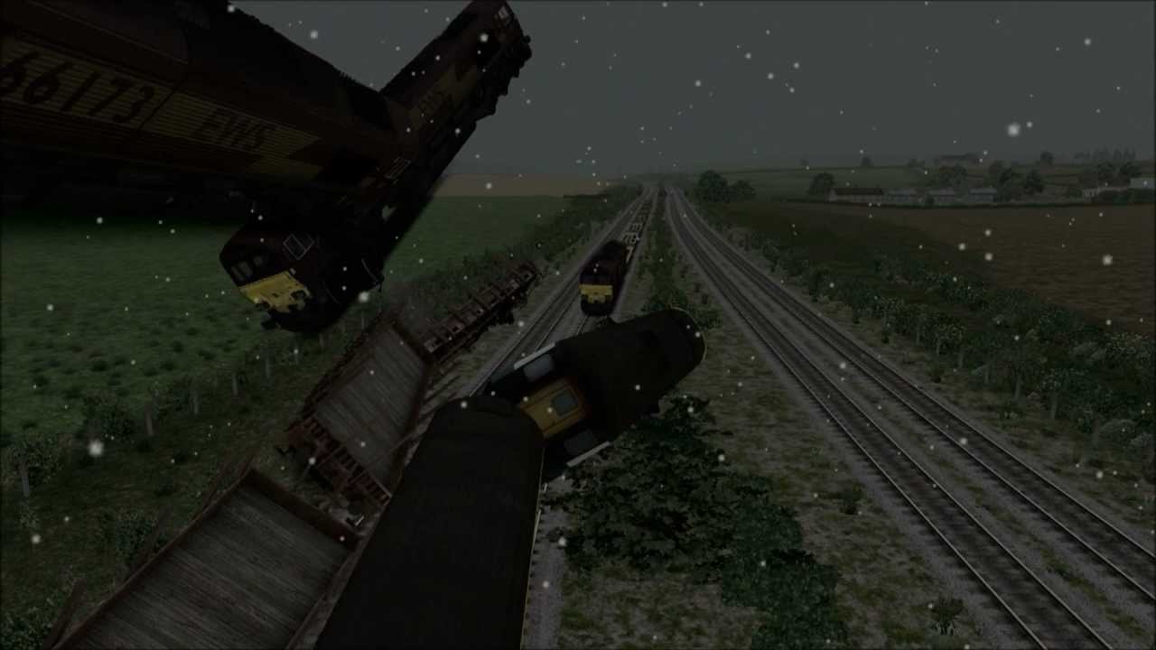 RAIL SIM CRASH 1.Deltics/HST/cl66/31 etc. LOCO TV UK.