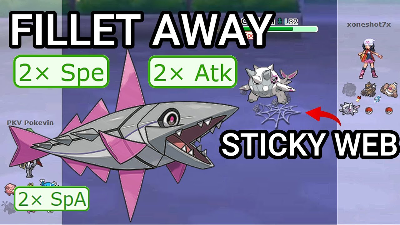 Fillet Away Veluza + Sticky Web Is Unbeatable! (Pokemon Showdown Random Battles) (High Ladder)