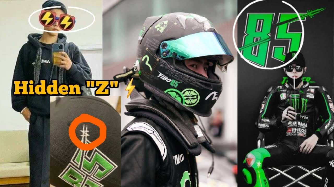 Who designed Wangyibo's💚 racing Suit logo 85? Yibo designed himself or Xiaozhan designed?😁
