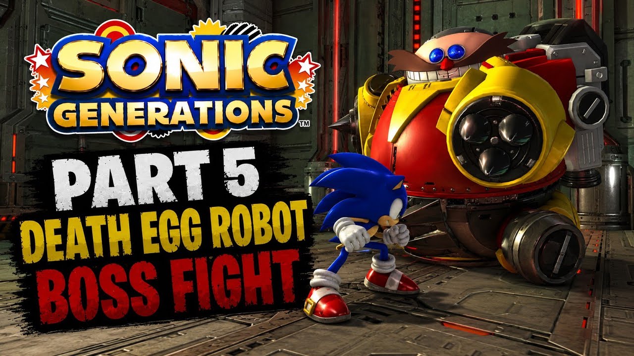 Sonic Generations (PC): Part 5 - Death Egg Robot Boss Fight