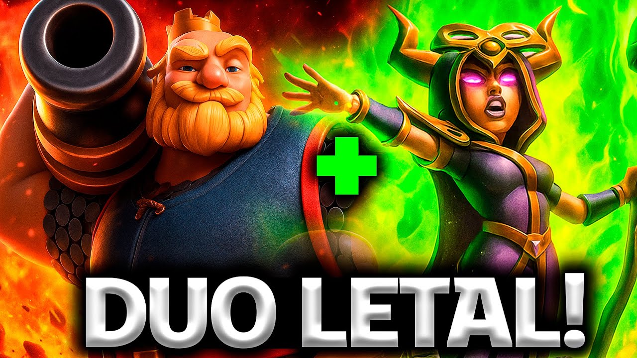 💥MAZO GIGANTE NOBLE EVO + BRUJA EVO‼️ *IMPARABLE* CLASH ROYALE - YoSoyRick