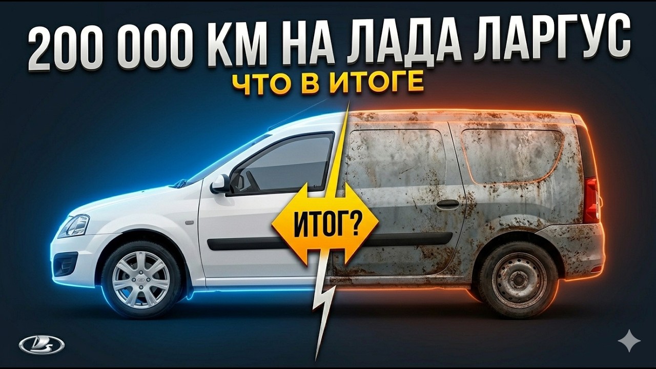 200 000 км на Лада Ларгус - что в Итоге?