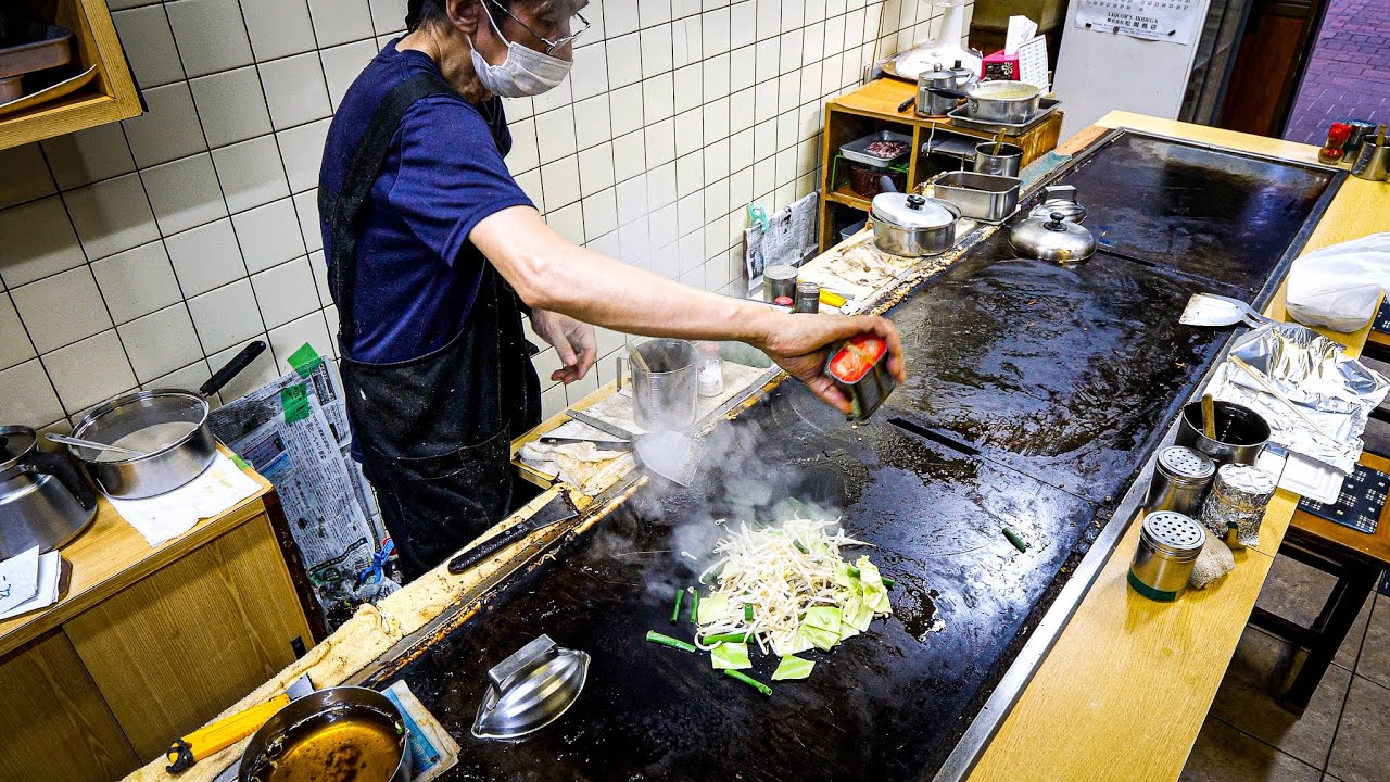 【いぶし銀の鉄板マスター】お好み焼き激戦区で存在感を示すモダン焼発祥の老舗。志ば多