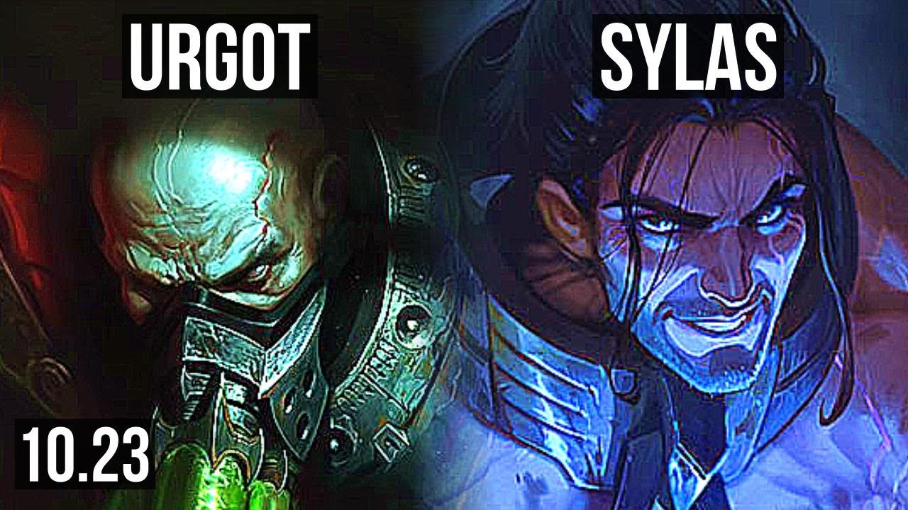 URGOT vs SYLAS (TOP) | 75% winrate, 2/1/4, Rank 10 Urgot | KR Master | v10.23
