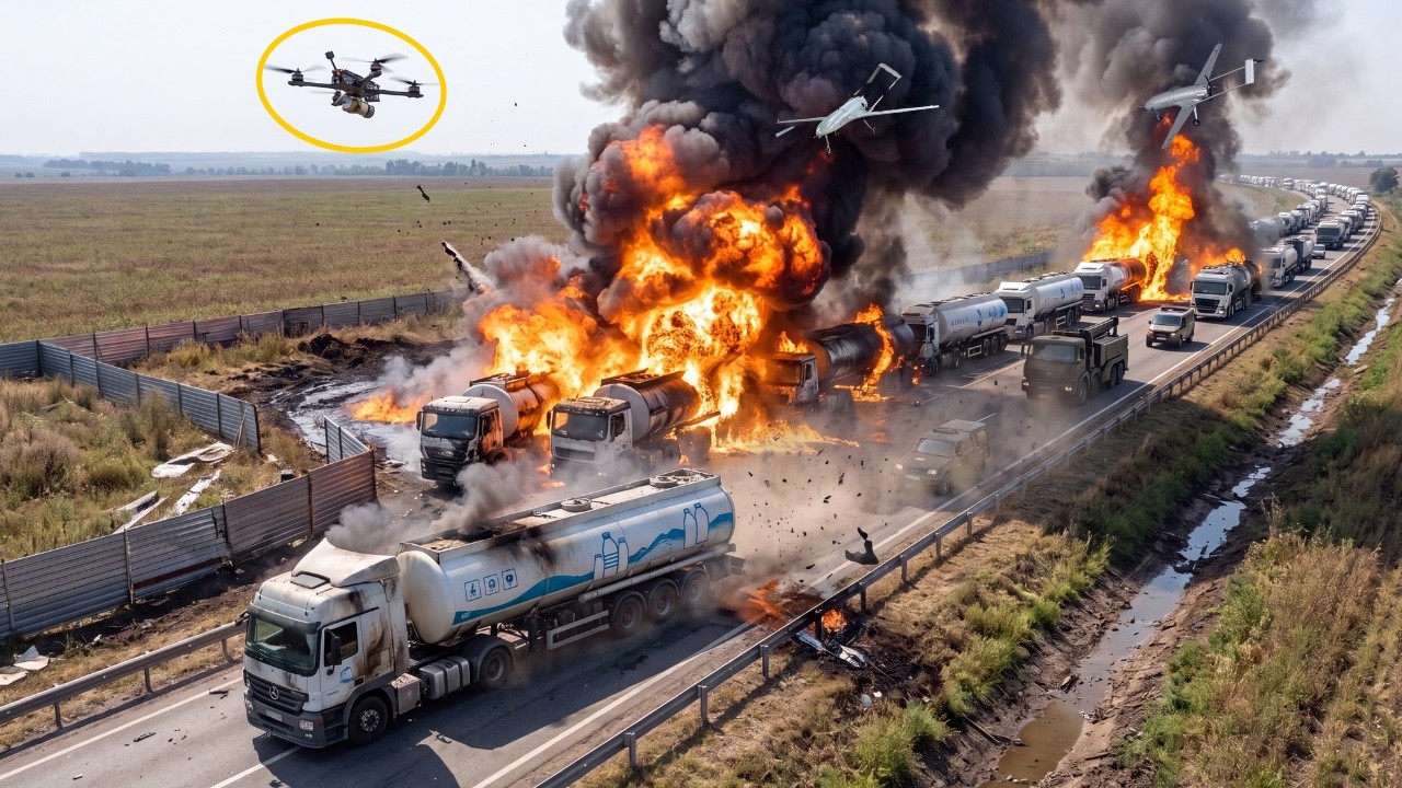 Ukraine STRIKES Russia&rsquo;s Fuel Convoy DISGUISED AS MILK TRUCKS Bound for Crimea &mdash; Then THIS Happened!