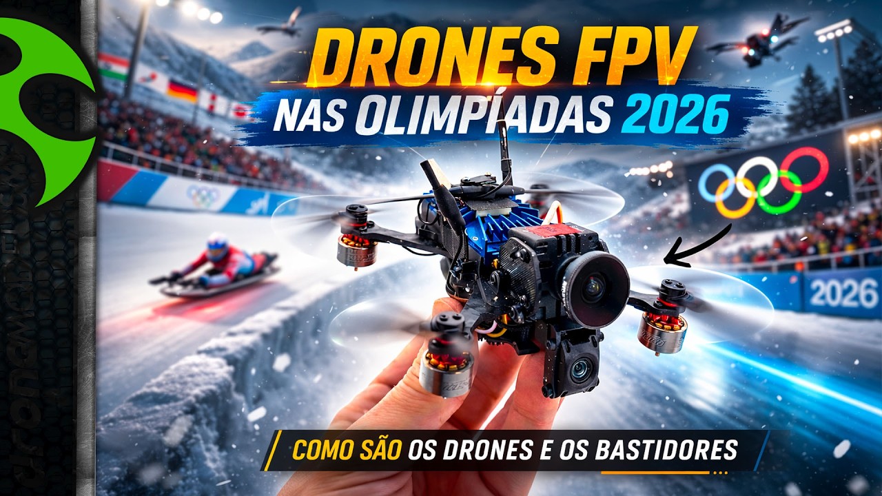 Como os drones FPV revolucionaram a transmissão das Olimpíadas de Inverno 2026