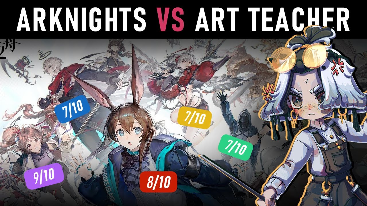 Character Design Teacher vs Arknights: Are the 4 & 5 ⭐ Designs BETTER than the 6 ⭐?!?