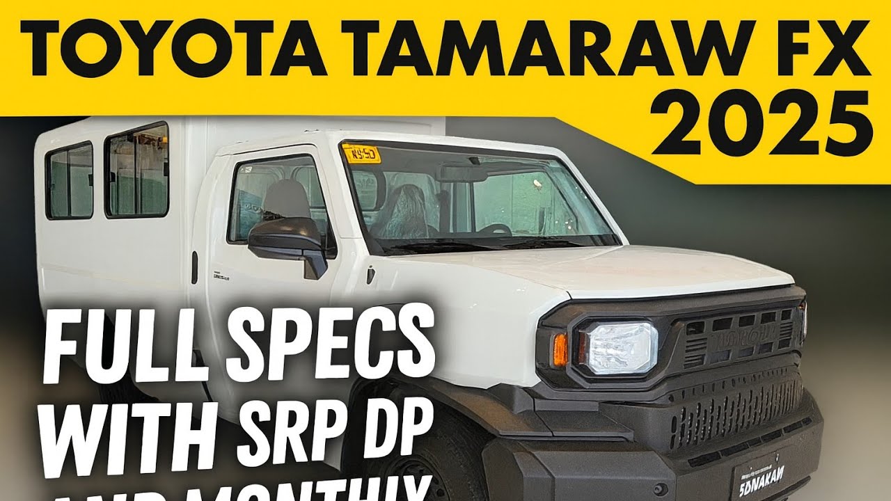 ALL-NEW TOYOTA TAMARAW 2025! FULL SPECS REVEALED!