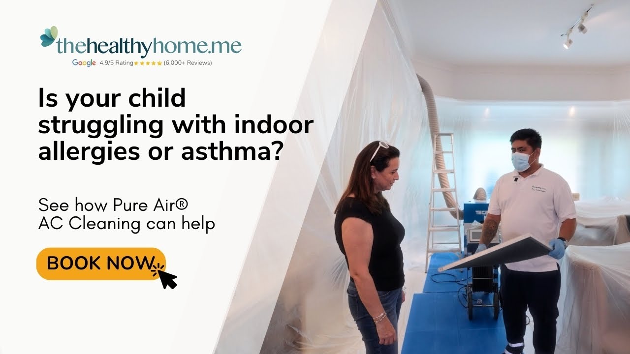 Is Your Child Struggling with Indoor Allergies or Asthma? See How Pure Air&reg;️ AC Cleaning Can Help!