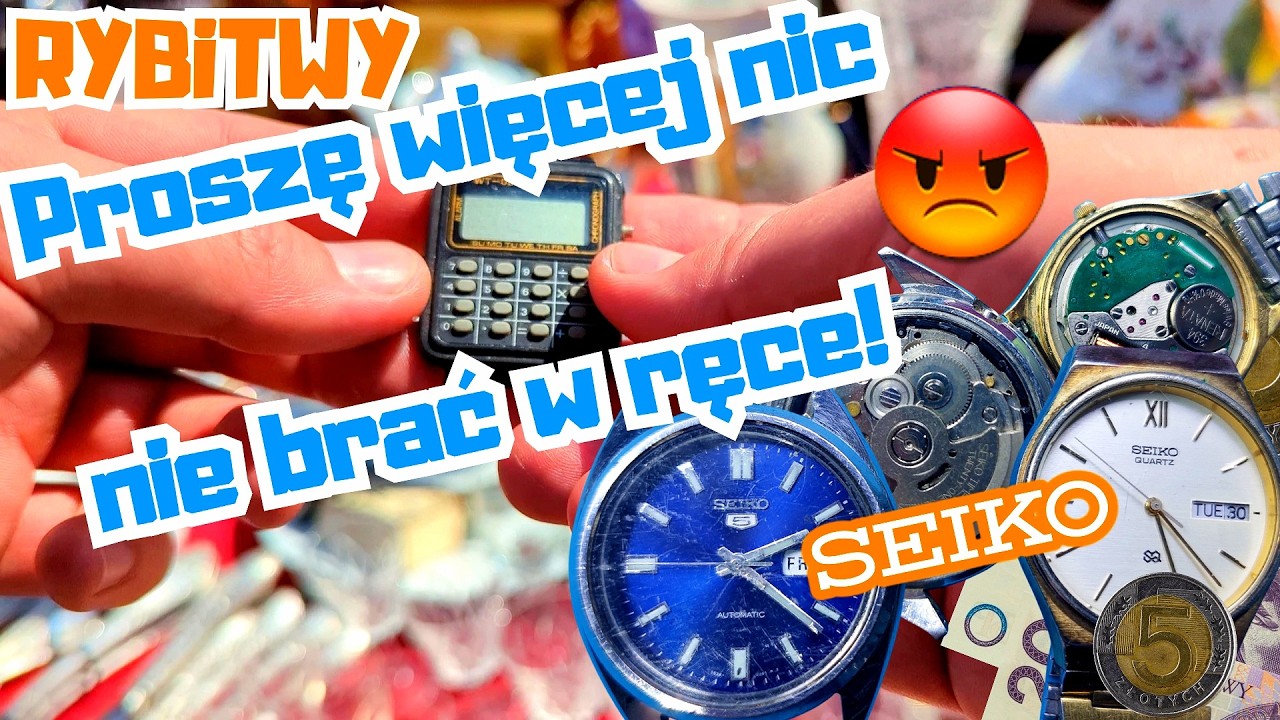 Znowu kupiłem! Giełda Rybitwy nie taka fajna jak na Instagramie. Zegarki Seiko 5 i SQ po taniości