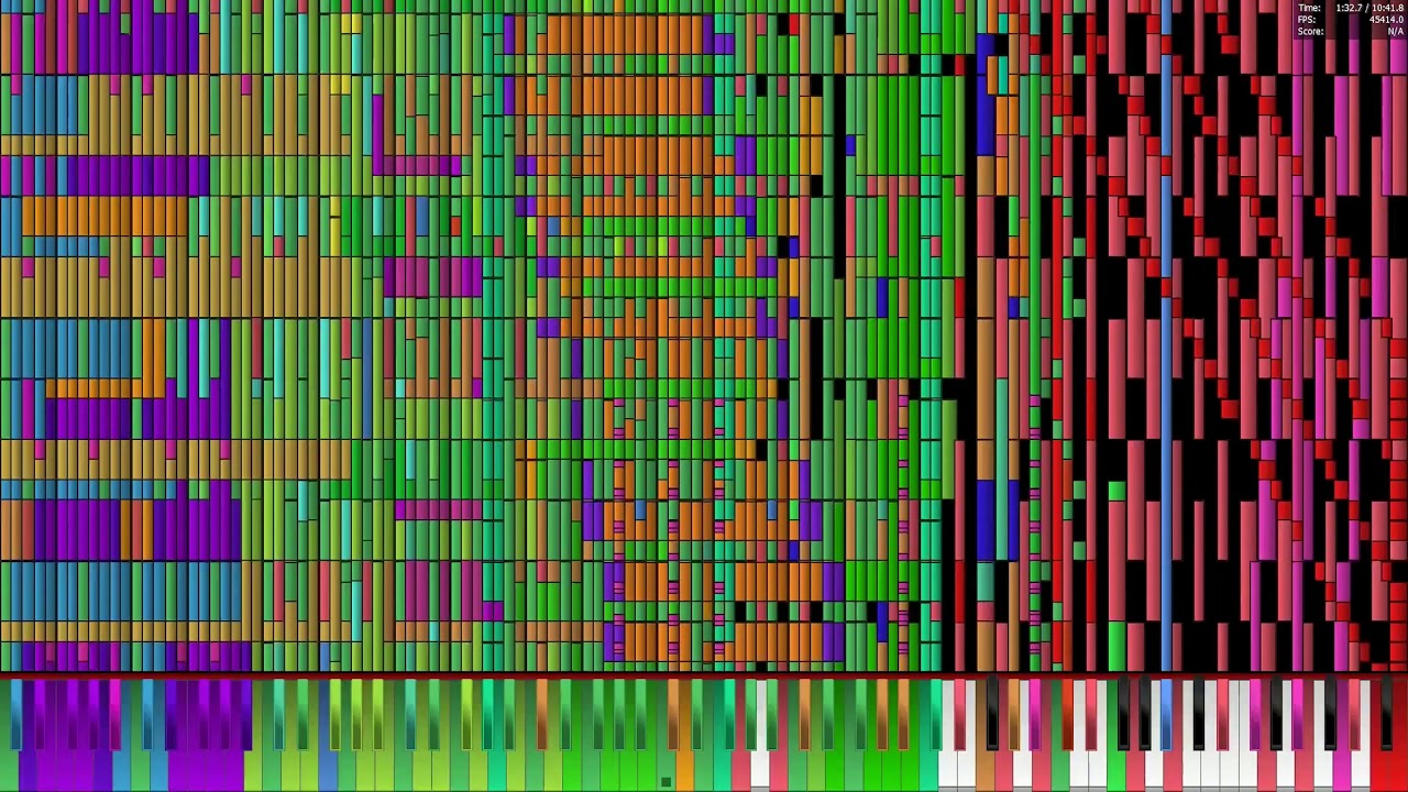 [Black MIDI] Bad Apple BLACK HOLE MODE 78 Million Notes (No Lag)
