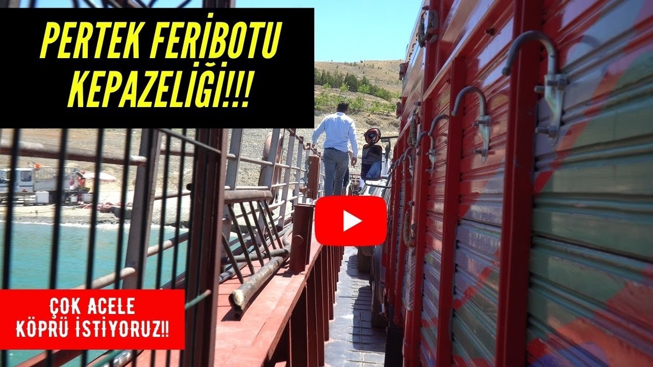 PERTEK FERiBOTU KEPAZELİĞİ! - ACELE K&Ouml;PR&Uuml; İSTİYORUZ! TUNCELİ/DERSİM