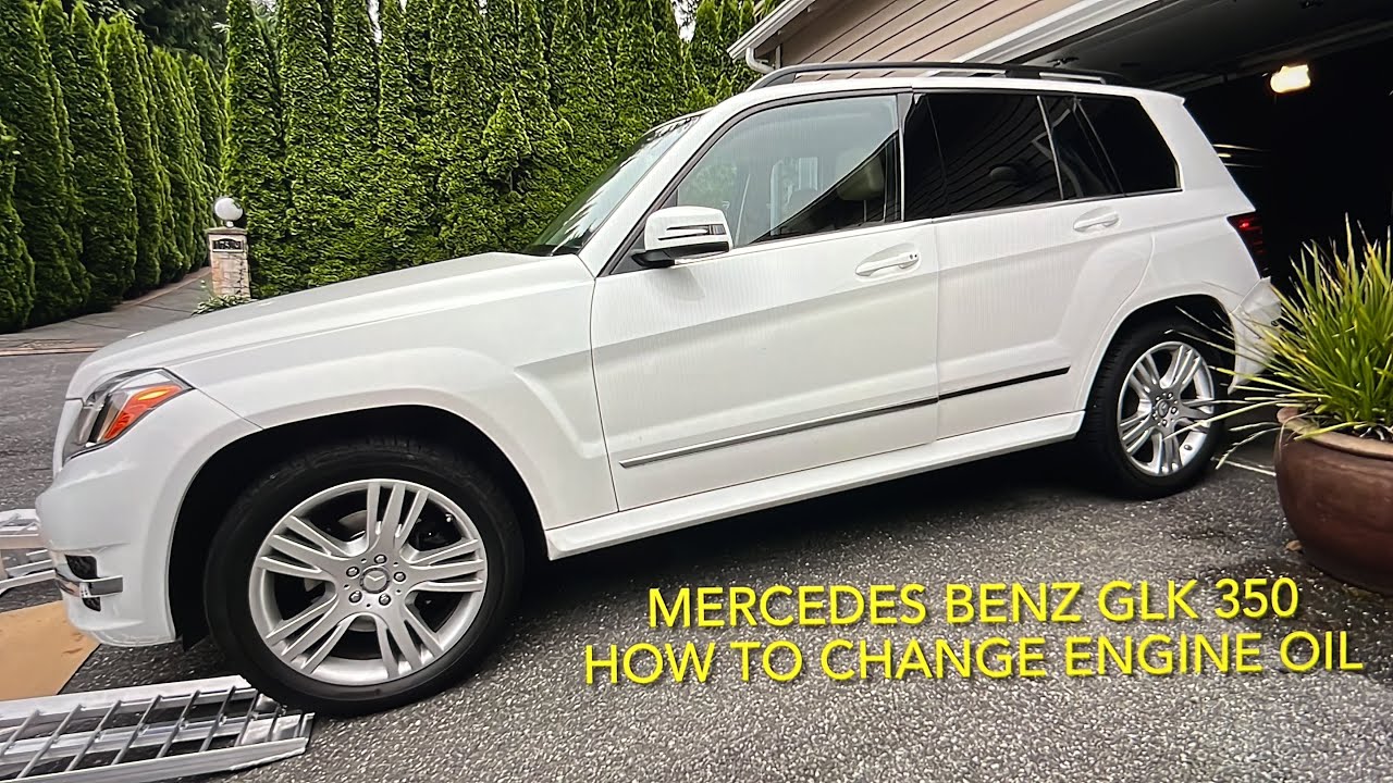 Mercedes Benz GLK 350 How to Change Engine Oil and Oil Filter, Easy Oil Change DIY