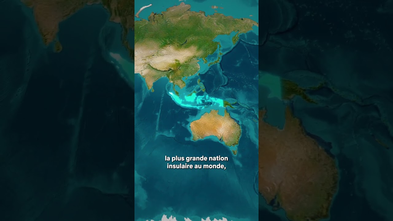 L&rsquo;Indon&eacute;sie: un G&Eacute;ANT m&eacute;connu ! 🇮🇩 #shorts #Indon&eacute;sie #g&eacute;ographie